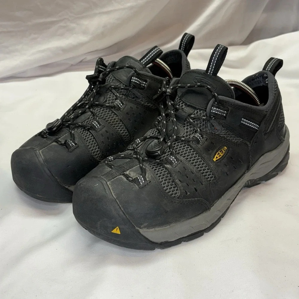 Keen Atlanta Cool II Steel Toe Men's US 10.5 D Black Gray Resistant Work Boots